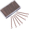 MORGLES Bobby Pins Brown 240 Pcs Hair Pins for Women 22 Inches Hair Accessories with Box