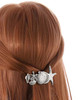 Zeshimb Hair Clip Boho Starfish Hair Barrette Clip Silver Shell Hairpin Starfish Metal Hairclip Vintage Hair Accessory f