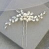 JAKAWIN Wedding Hair Accessories Bridal Hair Pin Pearl Hair Clip Bride Hair Piece for Women HP1791 Silver