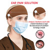 HoogaLife 4pcs Headbands for Women with Buttons Nurse Gifts for Women Turban NonSlip Nurse Accessories Nursing Headbands