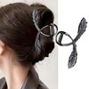 Rose Metal Hair Claw Clips 1Pc Flower NonSlip Hair Claw for ThinThick Hair Fashionable Hair Styling Accessory for Women