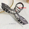 Rose Metal Hair Claw Clips 1Pc Flower NonSlip Hair Claw for ThinThick Hair Fashionable Hair Styling Accessory for Women