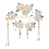 Leadigol Hair Stick Set Vintage Flower Pearl Hair Accessories for Women 5Pc Hairpins Hair Fork Hair Comb Hair Clip