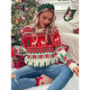 JERTOCLE Christmas Holiday Headband Xmas Hair Accessories Green Plaid Knotted Head Band for Women Embellished Crystal To