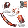 WILLBOND 6 Pcs Banana Clip Hair Clincher Combs Classic Banana Hair Clip Fish Shape Ponytail Clips for Women Girls Thick