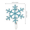 Christmas Hair Clips for Women Crystals Bobby Pins Snowflake Rhinestone Bridal Hair Clips Barrettes Spiral Elegant Hair