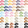 Cindeer 64 Pcs Medium Hair Claw Bulk Hair Clips Set Rectangle Claw Clips Matte Thin Clamps Accessories for Women Girls f