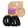 Goody Planet Elastic Hair Coils 5 Count Solid Pack Hair Accessories for Medium to Thick Hair Women and Girls
