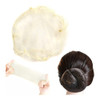 YANTAISIYU 50 Pcs Hair Net 20 Inch Invisible Elastic Mesh Wig nets for Hair Bun Food Service Bulk PackingBlonde