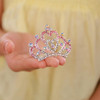 JWICOS Princess Small Crystal Comb Mini Crystal Hair Comb Headband for Party Rhinestone Comb Hair Accessories for Birthd