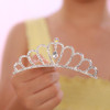 JWICOS Small Princess Comb Mini Silver Crystal Hair Comb Rhinestone Hair Accessories Comb Headband Decorations for Women