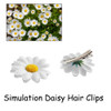 12 Packed Women Sweet Daisy Hairpin Side Bridesmaid Hair Clip Beach Wedding Flower Hair Accessory