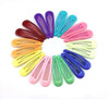 yueton 10 Pairs Colorful Assorted Color Glossy Snap Prong Clips Bendy Hair Barrettes for Ladies Hair Bows hair accessori