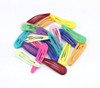 yueton 10 Pairs Colorful Assorted Color Glossy Snap Prong Clips Bendy Hair Barrettes for Ladies Hair Bows hair accessori