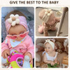MIUXUESO 3 Pcs Baby Flower Headbands Baby Girls Nylon Headband Soft Hairbands Hair Accessories for Newborn Infant Toddle