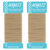HOYOLS Light Blonde Ponytail Holders No Metal Elastic Hair Ties Braided Bands Scrunchies for Girl Women Medium Hair 50 C