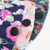 Bohend Boho Button Headbands with Mask Buttons Wide Stretchy Knotted Headwear for Women Girls 3 Pack Soft Cotton Hair Ac