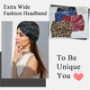 Sefiinh Boho Extra Wide Headbands For Women 7 Large Headband Twist Head Bands Womens Hair Band Stretchy Turban Styling A