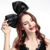 MXXGMYJ Headband 1pcs Black Huge Bow Headband Hair Accessories BowsHeadwearHairband for Religious Halloween Party Cospla
