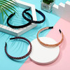 Crystal Rhinestone Beaded Headbands 4 Pieces Shiny NonSlip Bling Hair Accessories for Women and Girls Purple Black Champ