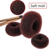 WILLBOND Hair Bun Shaper Set 3 Pcs Hair Donut 2 Pcs Bun Marker 4 Pieces Ponytail Tool 10 Pieces Bobby Pins and 2 Elastic