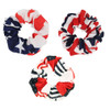 BinaryABC Patriotic 4th of July Hair Bands Hair Ties Ropes Fourth of July National Day Decorations3Pcs