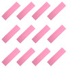 Kenz Laurenz Soft and Stretchy Elastic Cotton Headbands Pack of 12 Light Pink
