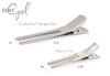 Curly Girl Hair Clips 2pcs Volume Root Lifting Curl Clips for Women Curly Hair Care Size Claw Style Alligator Bow Embell