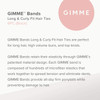 Gimme Beauty Long Curly Fit Hair Ties Black Onyx Damage Free Hair Ties Seamless Microfiber Elastics Long Curly Hair Acce