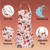Plum Hill Boho Cosmetology Apron WaterResistant BleachResistant Hair Stylist Apron with Pockets for Hairdressers Nail Te
