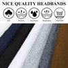 Huachi Headbands for Women 6 Packs Cute Bow Head Bands for Womens Hair Elastic Wide Knotted Hairbands Headwrap Turban Ha
