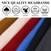 Huachi Headbands for Women 6 Packs Cute Bow Head Bands for Womens Hair Elastic Wide Knotted Hairbands Headwrap Turban Ha