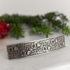 Danforth Wild Rose Hair Barrette Handcrafted Pewter Hair Barrettes For Women Thick Hair Clips For Women x 3 Made In USA