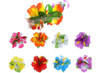 ALIMITOPIA Hawaiian Flower Hair Clip 8pcs Medium Size Fabric Artificial Tropical Flower Hairpin Barrette Hair Accessorie