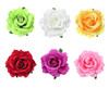 ALIMITOPIA Flower Hair Clip Fabric Artificial Rose Flower Hairpin Barrette Brooch Headdress Bobby Pins Headwear Hair Acc