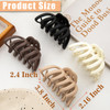 4 Pcs Octopus Claw Clips Octopus Hair Claw Clips for Women 38 Large Hair Claw Clip for Women Strong Grip Nonslip Jaw Cli