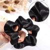 WILLBOND 24 Pieces Satin Hair Scrunchies Silky Elastic Bands Skinny Solid Hair Ties Ropes Ponytail Holder for Women Head