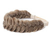 TOECWEGR Synthetic Hair Braided Headband Classic Wide Strands Wedding Disorderly Fluffy Braids Wig Band Women Beauty Acc
