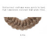 TOECWEGR Synthetic Hair Braided Headband Classic Wide Strands Wedding Disorderly Fluffy Braids Wig Band Women Beauty Acc