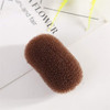 2 Pcs Volume Hair Base Inserts Bump It Up Hair Pads Black and Coffee