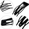Chinco 24 Pcs Double Grip Hair Clips Metal Snap Clips Women Barrettes for Hair Making Salon SuppliesBlack2 Inch
