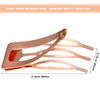 Chinco 24 Pcs Double Grip Hair Clips Metal Snap Clips Women Barrettes for Hair Making Salon SuppliesRose Gold2 Inch