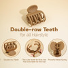 Medium Hair Clips for Thin Fine Hair 15 Small Claw Hair Clips for Women and Girls Matte Double Row Jaw Clip Non Slip Hai
