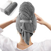 YFONG Large Hair Towel Wrap for Women Super Absorbent Microfiber Hair Towel for Curly Hair Fast Drying Hair Turbans with