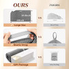 YFONG Large Hair Towel Wrap for Women Super Absorbent Microfiber Hair Towel for Curly Hair Fast Drying Hair Turbans with