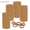 JASVERLIN Blonde Hair Ties Thick Seamless Cotton Elastic Hair Bands Scrunchies for Women No Crease Damage Stretchy Ponyt