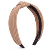 MHDGG Wide Knot Turban Headband Hair Accessories for Women and Girls Khaki