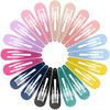 Snap Hair Clips for Women Girls Funtopia 40 Pcs 7cm 28 Inch Long No Slip Metal Hair Clips Large Snap Hair Barrettes Hair