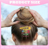 Snap Hair Clips for Women Girls Funtopia 40 Pcs 7cm 28 Inch Long No Slip Metal Hair Clips Large Snap Hair Barrettes Hair
