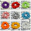 9 PCS Light Up Scrunchies Colorful Elastic Hair Ties with 3 Light Modes NO ZIPPER Party Hair Bands Glow in Dark Supplies
